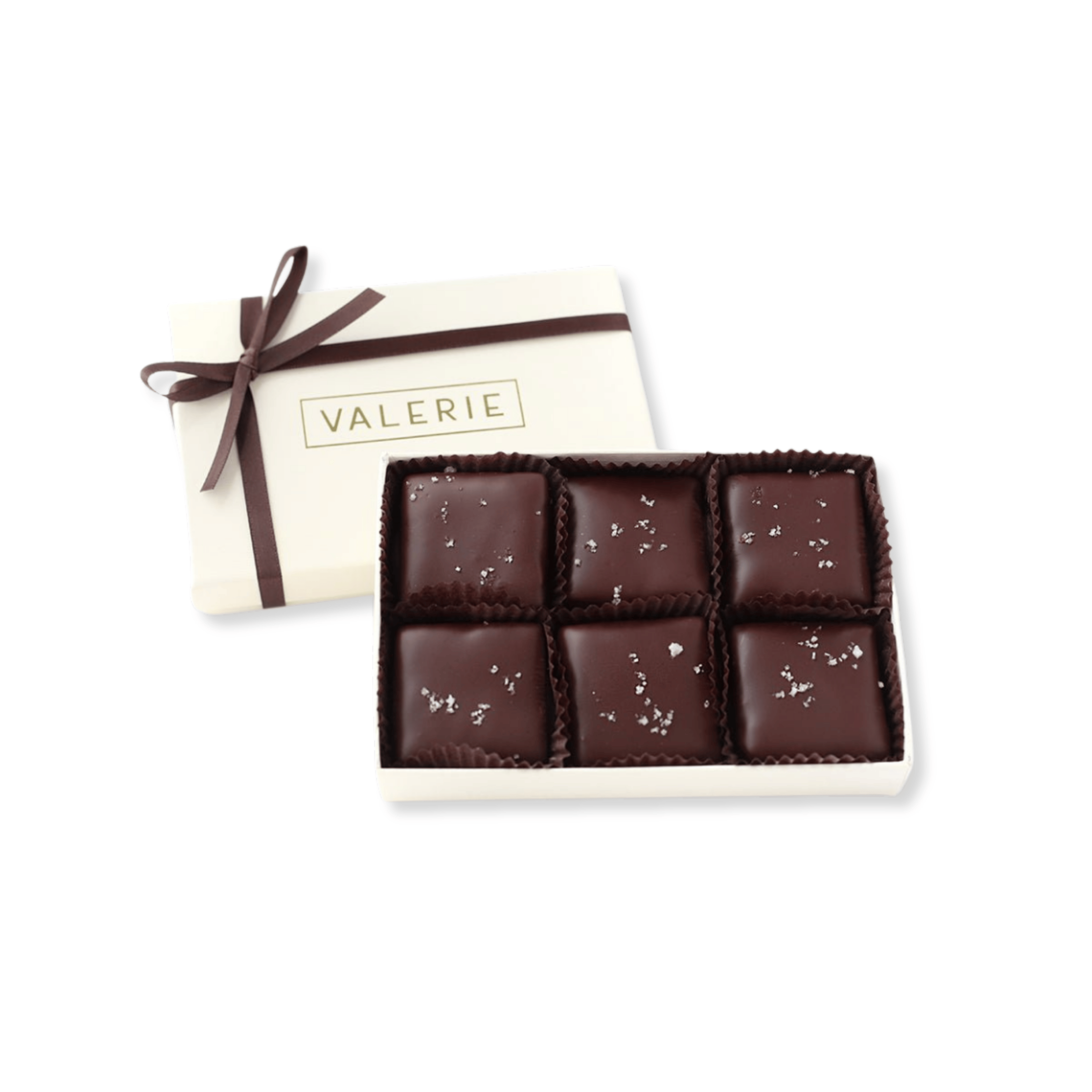 Almond Fleur de Sel Toffee | 6-Piece Gourmet Chocolate Gift Box