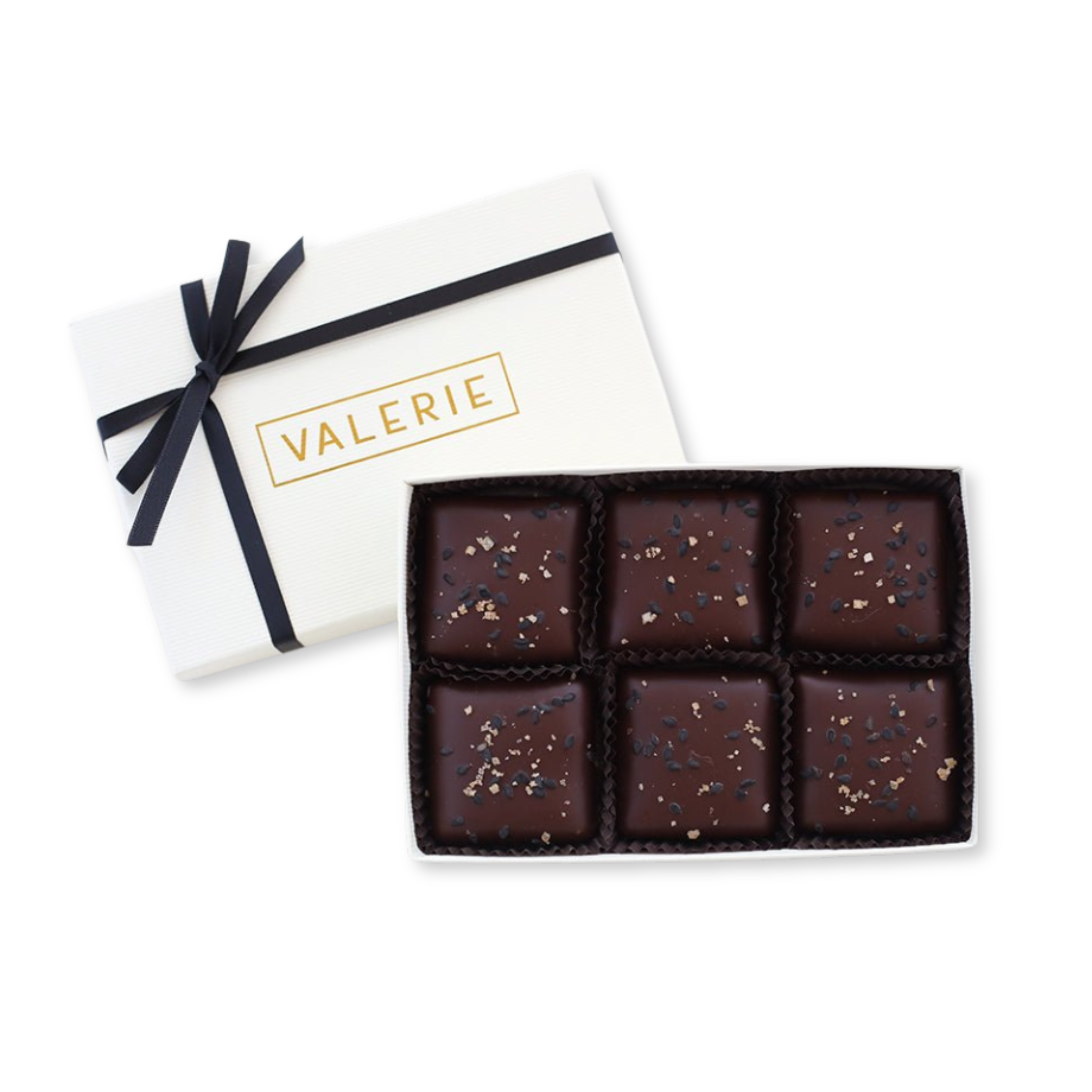 Black Sesame Toffee, 6 Piece Box