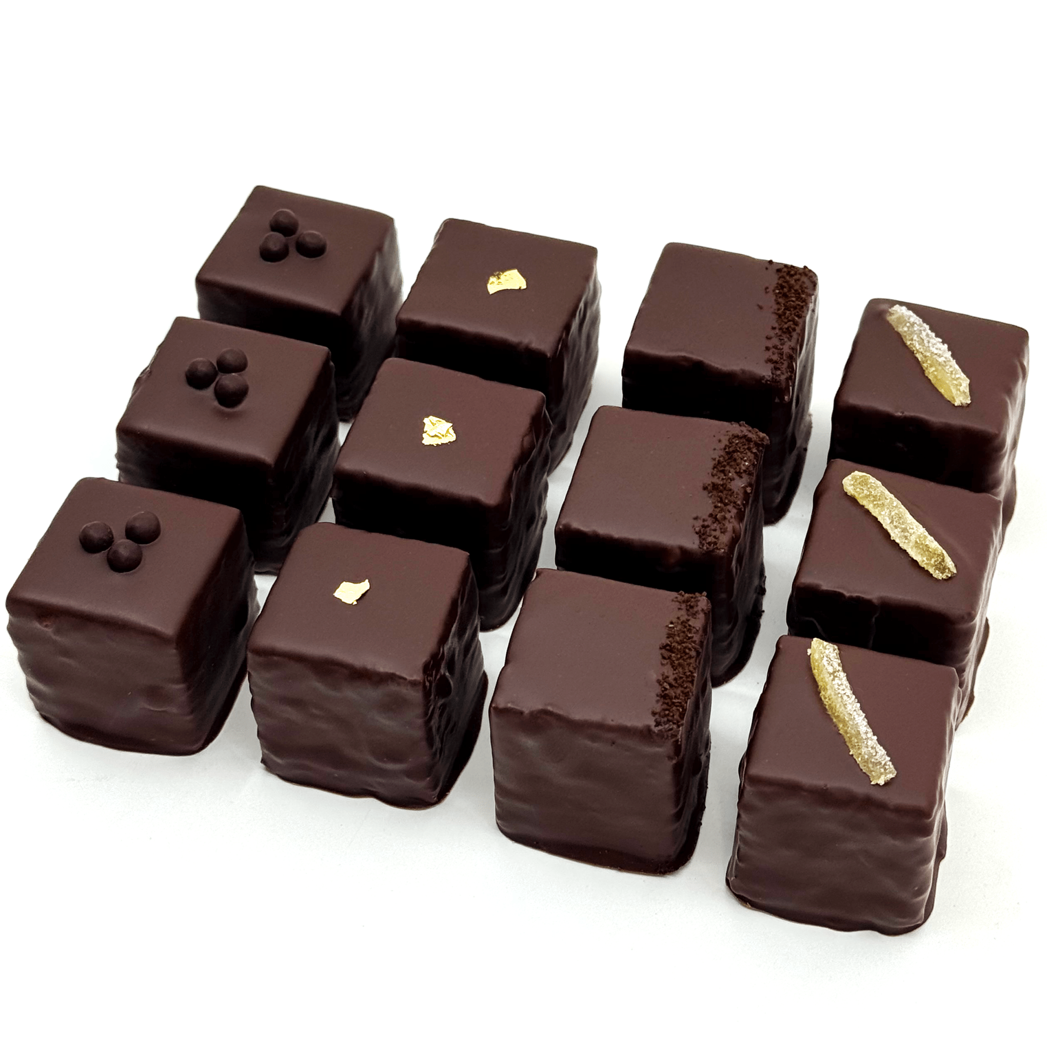 Bittersweet Chocolate Petits Fours - Valerie Confections