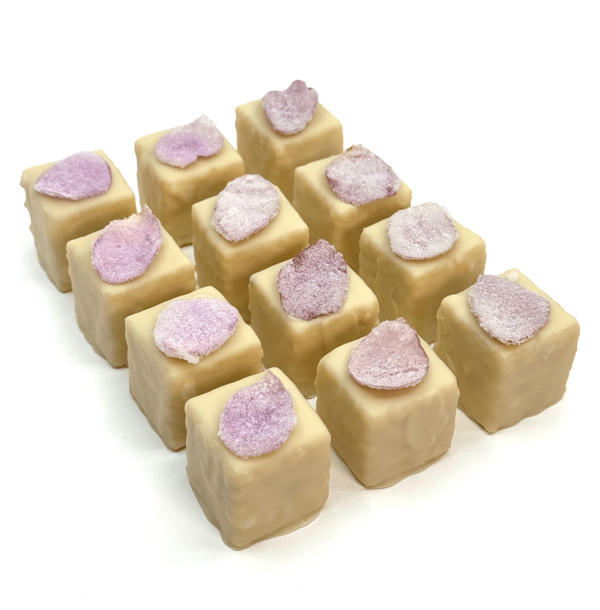 Rose Petal Petits Fours - Valerie Confections